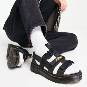 Dr. Doc Martens Pearson Air Wair Strap Sandals  Black Buckle Mens US 7 New W Box Dr. Doc Martens Pearson Air Wair Strap Sandals Black Buckle  main image 2